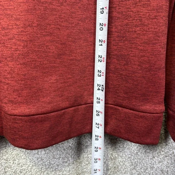 Under Armour Sweatshirt Lot of Two Mens Medium Red 1/4 Zip Fleece Pullover - Picture 6 of 8